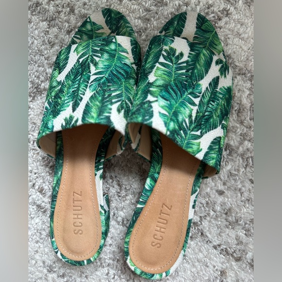 Schutz Banana Leaf Sandals - Picture 2 of 3